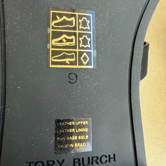 NIB TORY BURCH MILLER SOFT SANDAL  LEATHER PERFECT BLACK  WOMEN SIZE 9 - Picture 13 of 16